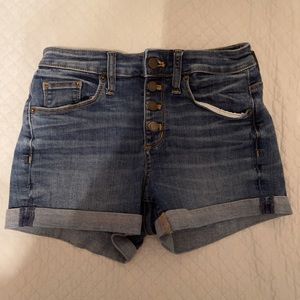 Universal threat high waisted jeans shorts